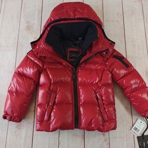 SAM. New York toddler Racer down puffer jacket sz 2 NWT